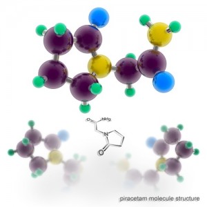 Molecular structure of Piracetam