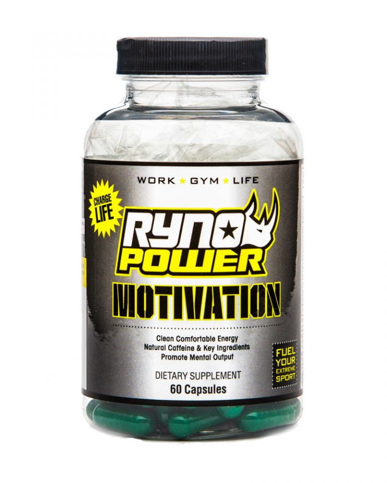 Ryno Power Motivation Review PreWorkout Energy Drink Pills, No Sugar