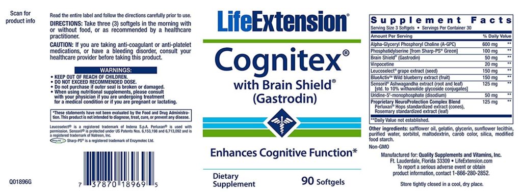 Cognitex Label