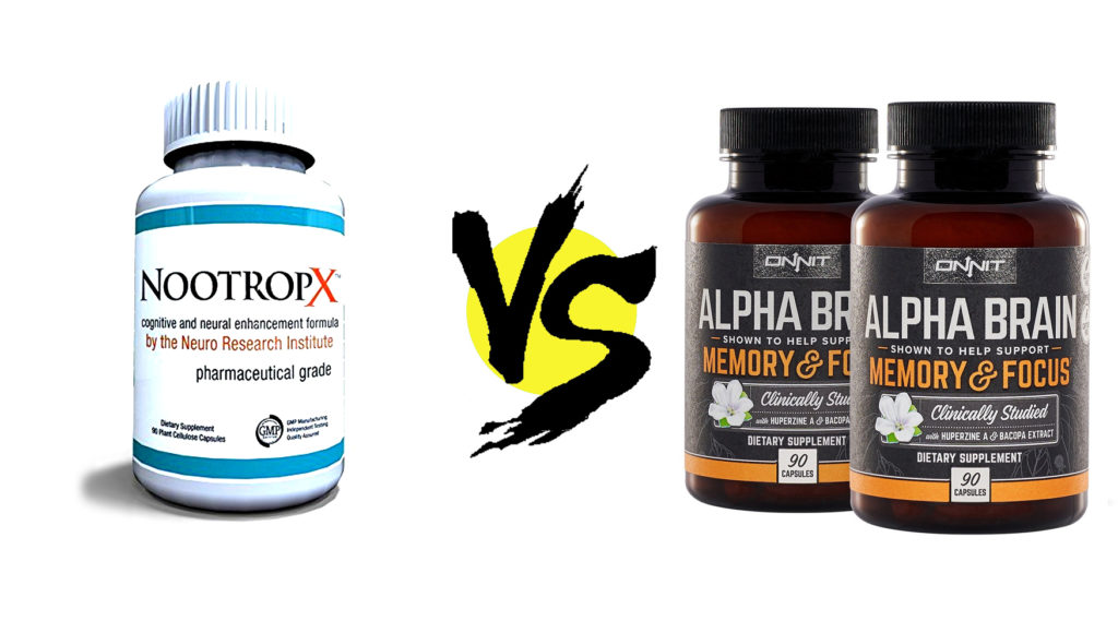 NootropX vs. Alpha BRAIN