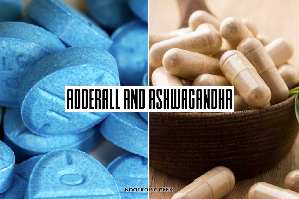 ashwagandha adderall safe mix nootropic geek