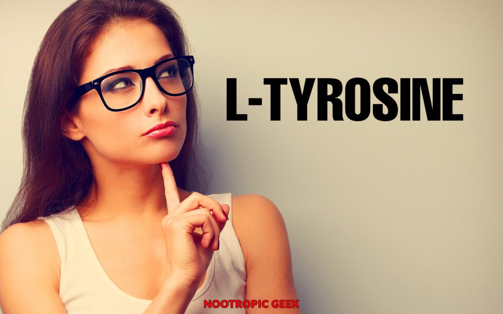 girl thinking tyrosine nootropic geek