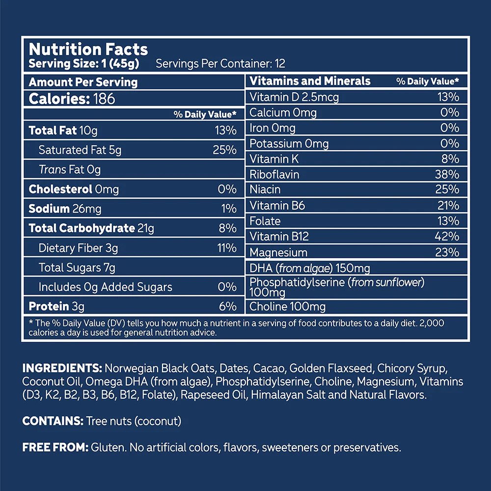 nu:tropic salted caramel nutrition facts