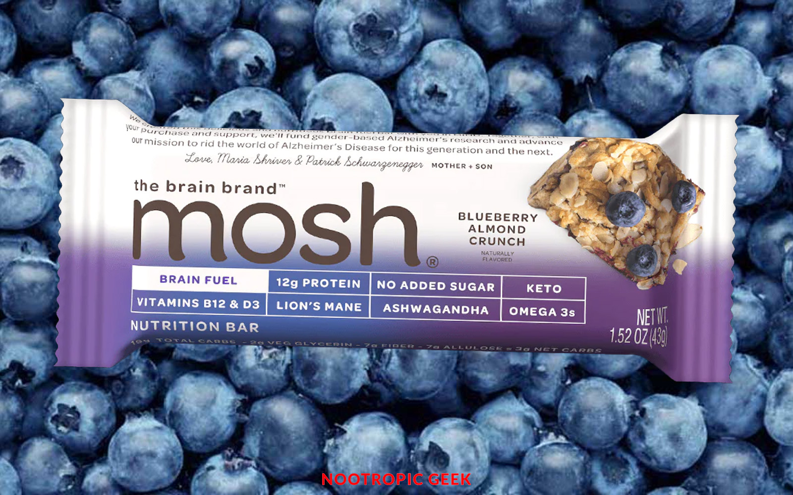 mosh bars blueberry almond crunch nootropic geek